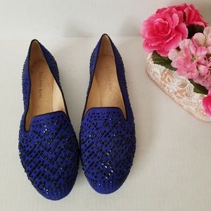 Gianni Bini | Bead Embellished Smoking Slippers